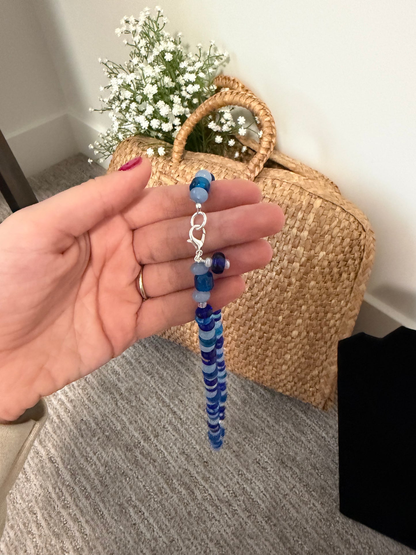 Handmade Glass Bead Necklace