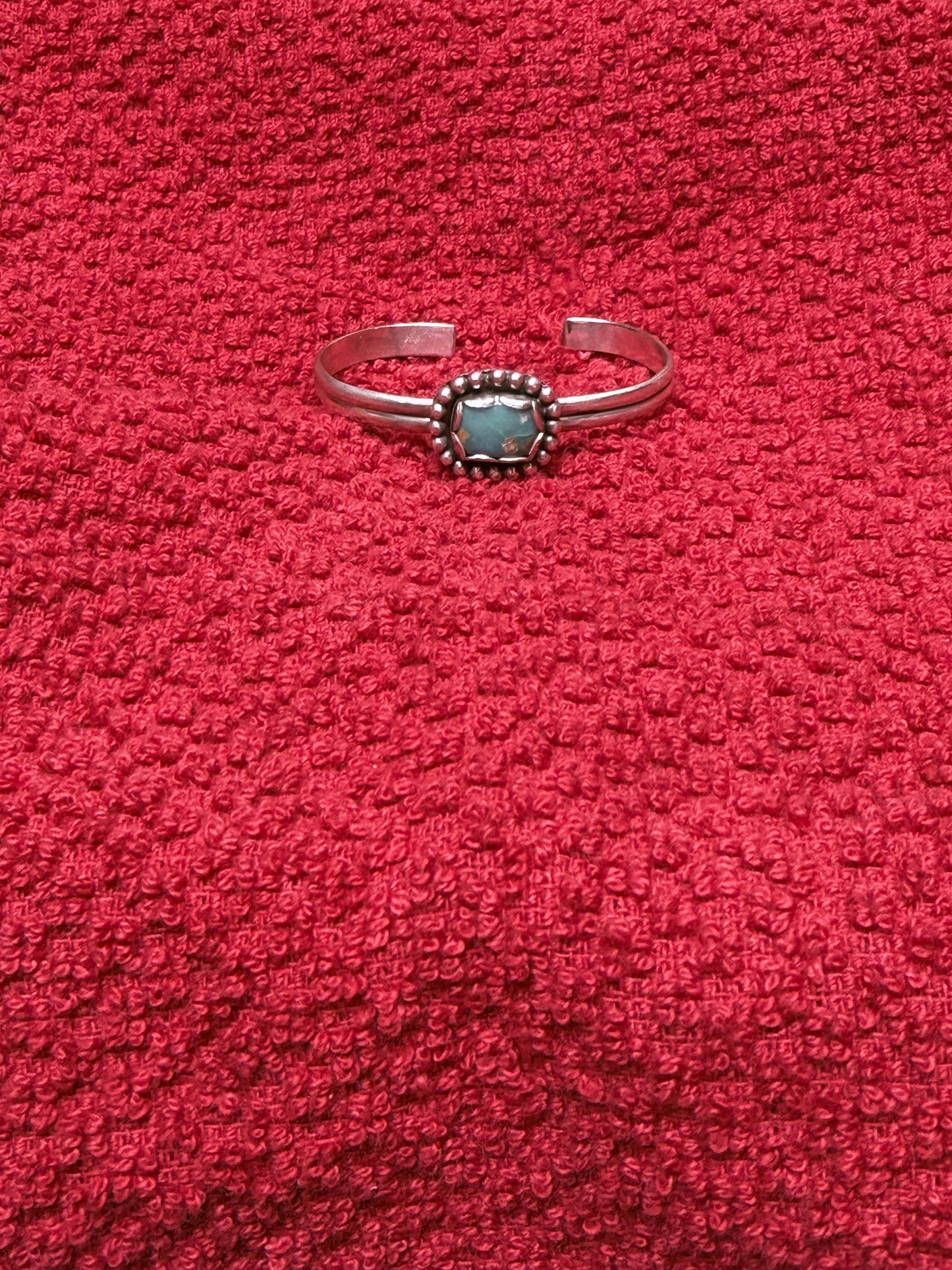 Sterling Silver Turquoise Baby Cuff