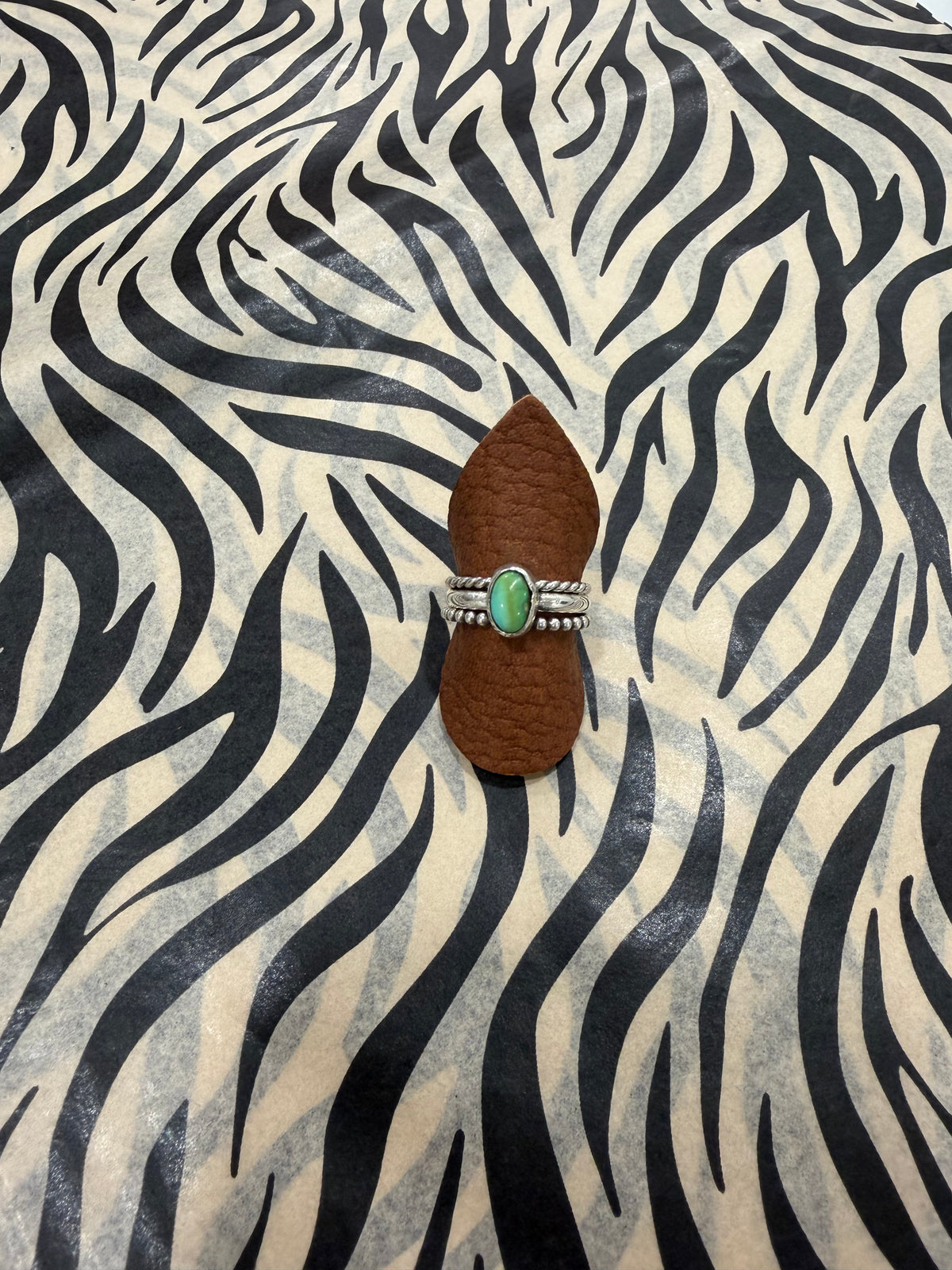 Turquoise Stacker Ring Set