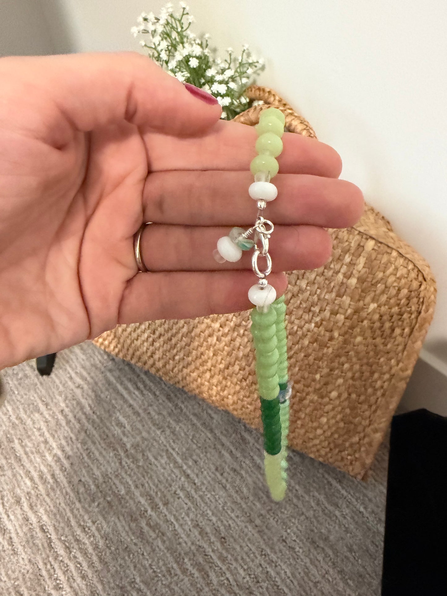 Handmade Glass Bead Necklace