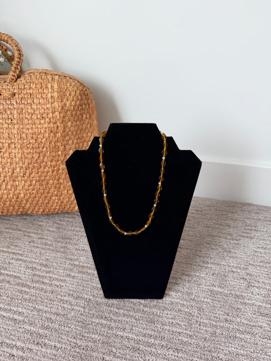 Handmade Glass Bead Necklace