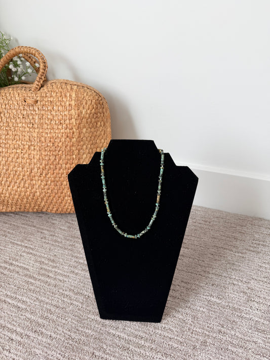 Turquoise Beaded Necklace